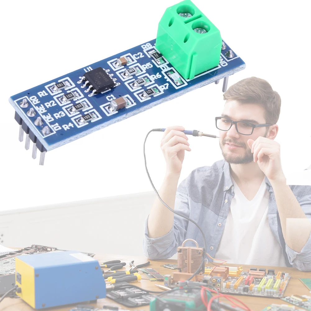 RS-485 TTL から RS485 MAX485CSA TTL から RS-485 モジュール MAX485CSA コンバータモジュール MCU 開発アクセサリー Arduino MCU 用に安定