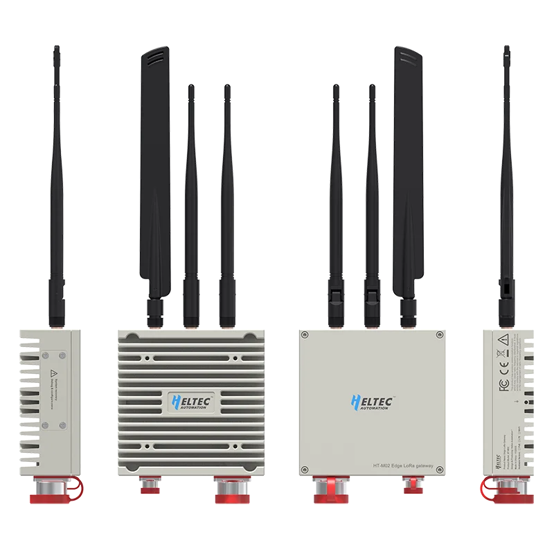 433MHz,HT-M02 v2エッジコンピューティングまたはロワのiotゲートウェイベースステーション,インテリジェント産業用農場,heltec,sx1303,iot,ip66