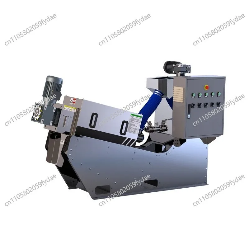 Stacked Screw Sludge Dewatering Machine Municipal Domestic Sewage Treatment Equipment