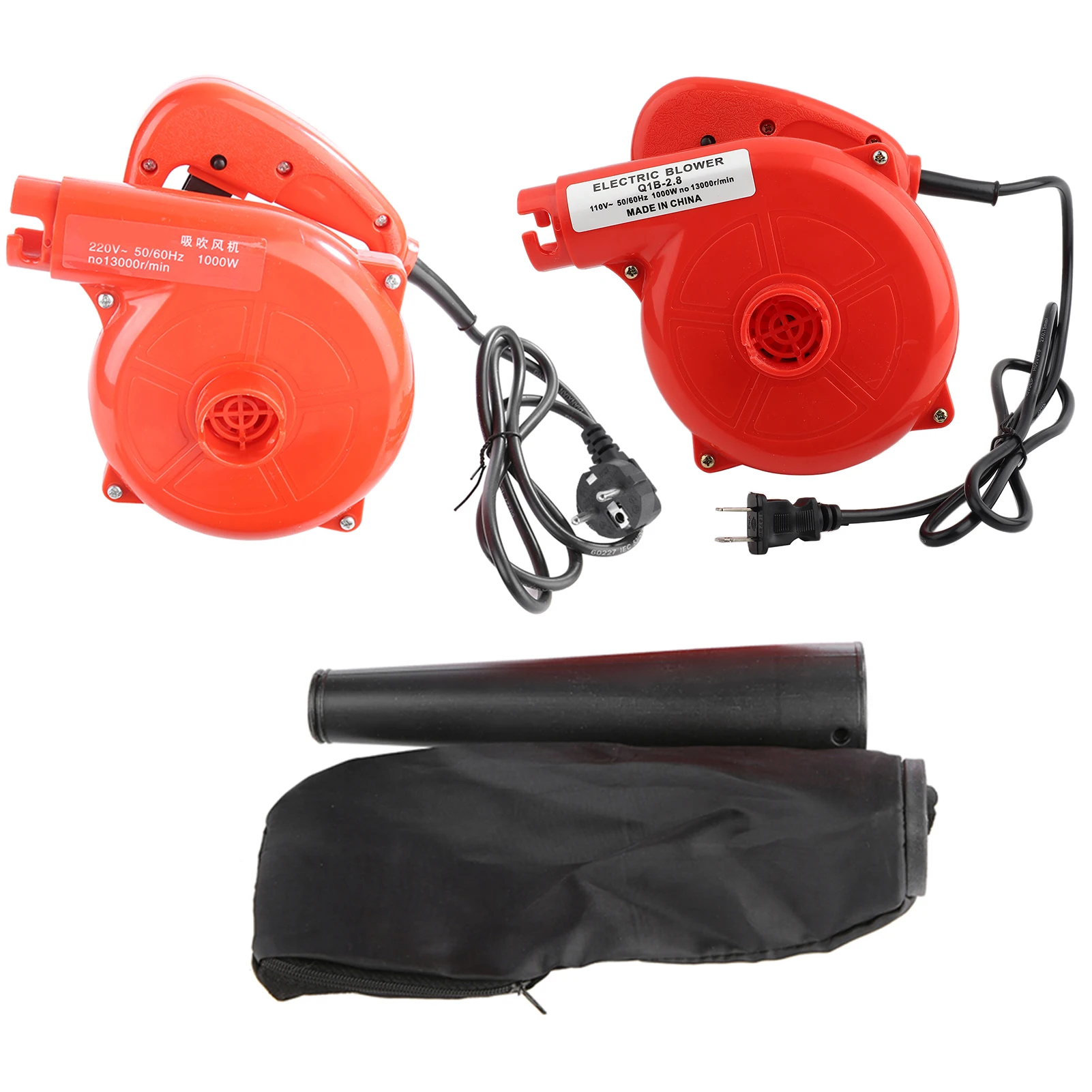 1000 واط يده منفاخ الهواء الكهربائي للكمبيوتر سيارة الأجهزة المنزلية الغبار الكهربائية منفاخ الغبار منفاخ الهواء الكهربائية منفاخ غبار الهواء