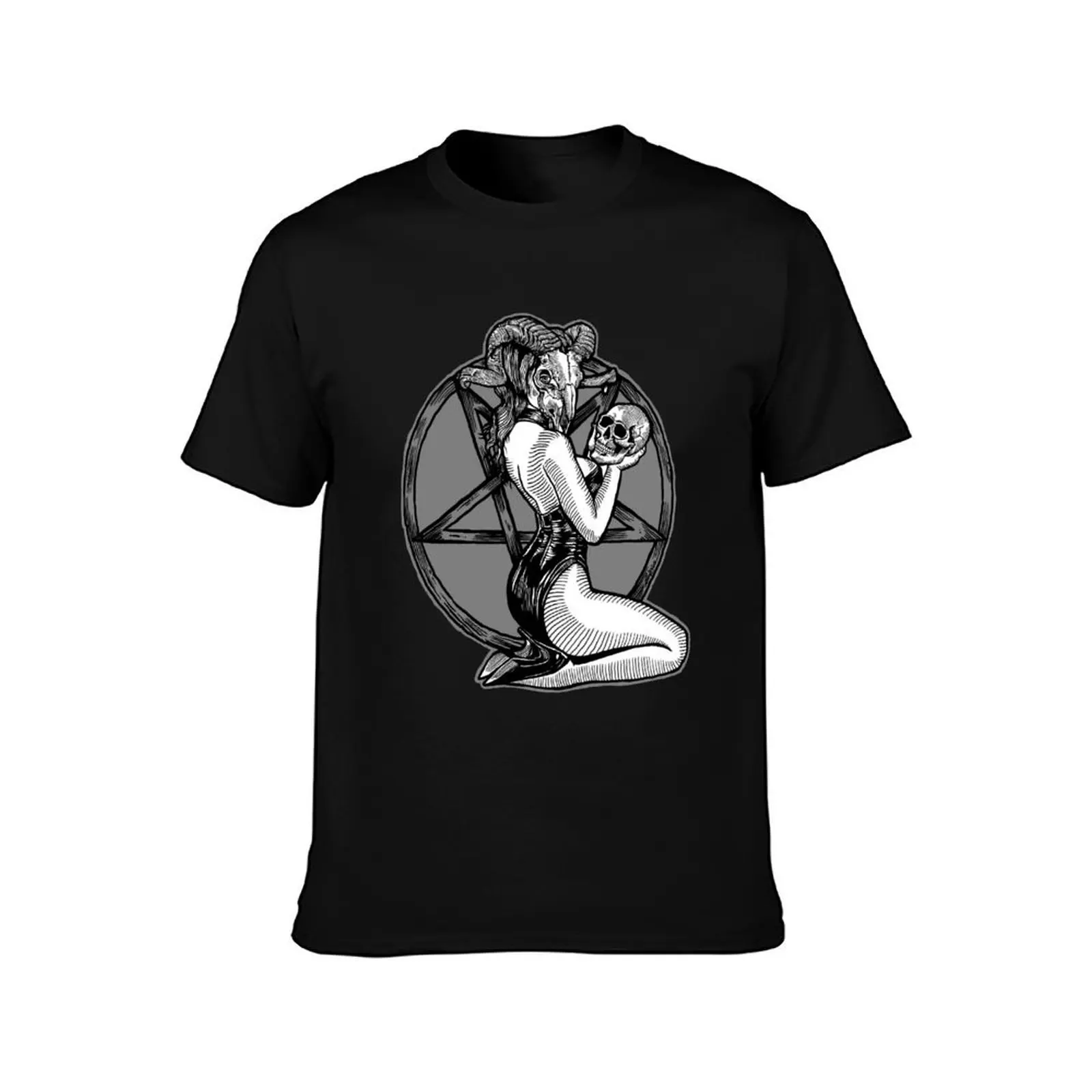 Witchy Pin Up Part 2 T-Shirt, Summer Casual Cotton Tee, Oversized Streetwear Tops, Vintage Graphic Print, Loose Fit Short Sleeve