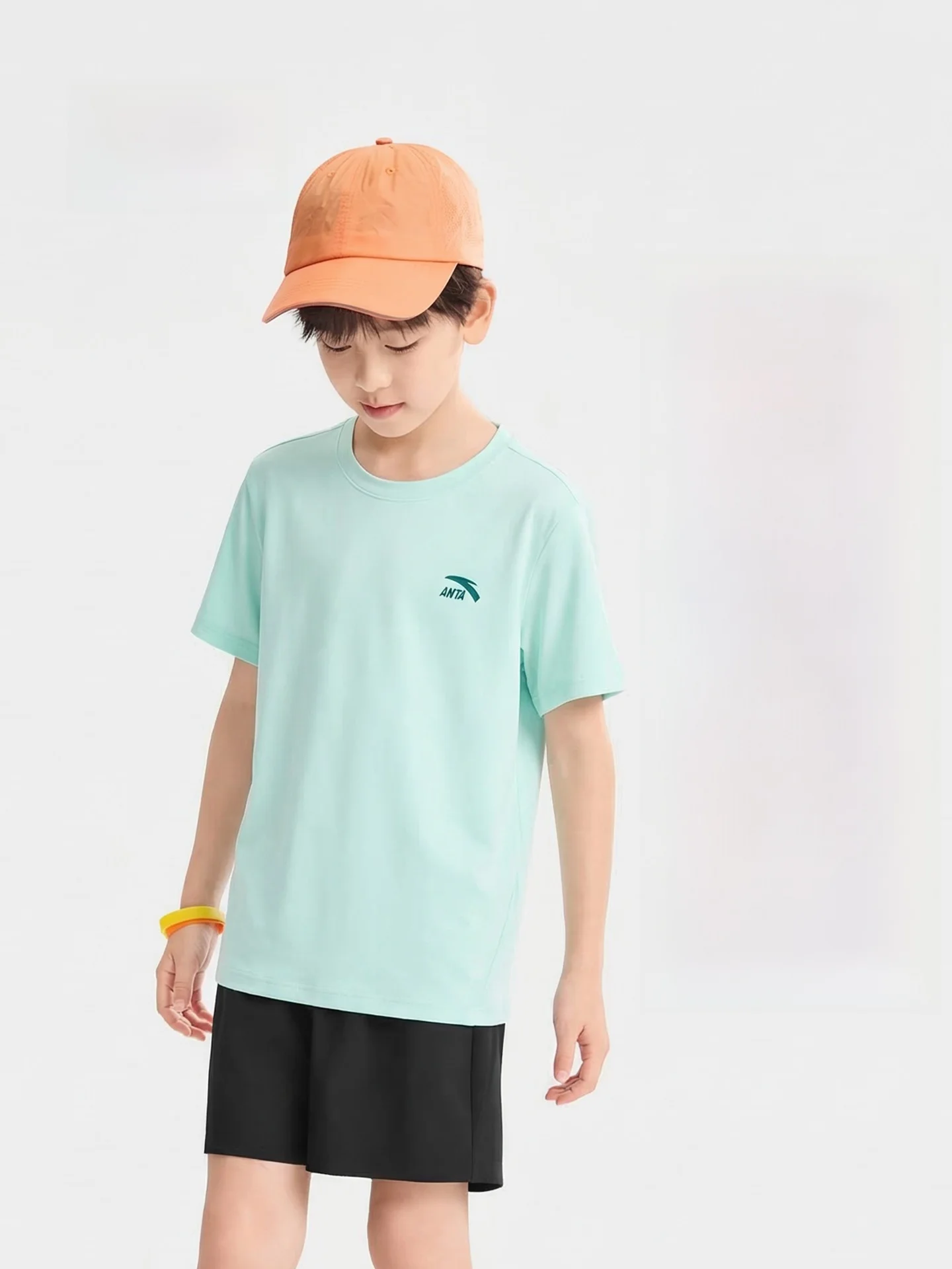 kids-boys-sports-set-summer-breathable-quick-dry-sweat-absorb-short-sleeve-shorts-pants-comfortable-casual-outfit-for-kids