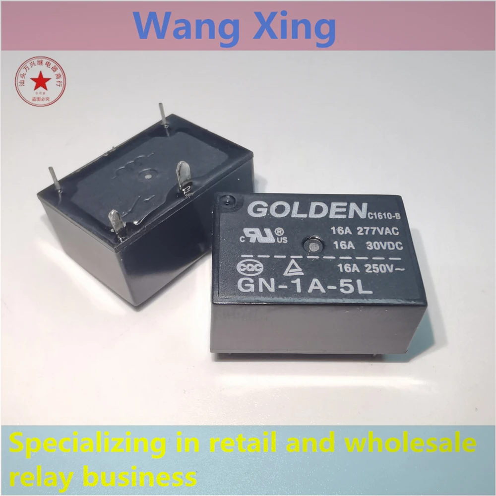 

GN-1A-5L GN-1A-12L GN-1A-5LCF Electromagnetic Power Relay 4 Pins