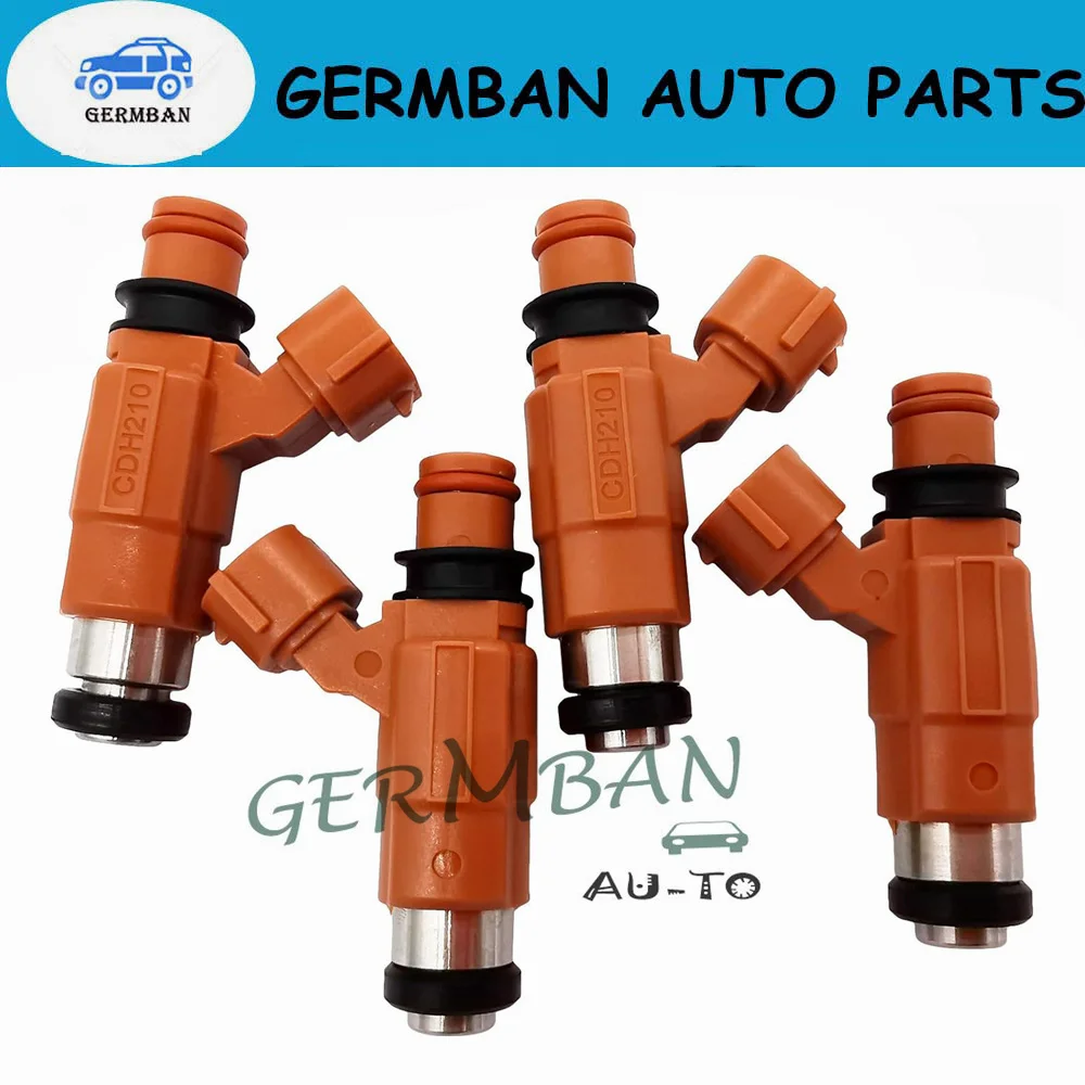 

4Pcs 15710-65D00 68V-8A360-00-00 4 Holes Fuel Spray Nozzle Injectors For Yamaha Outboard 115HP Mitsubishi Eclipse Galant Mirage