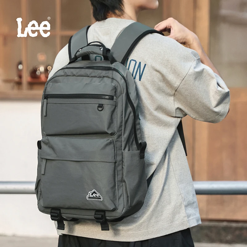 LEE Mochila ligera para ordenador de 20L y 16 pulgadas, mochila de viaje Unisex de gran capacidad, mochila escolar impermeable para estudiantes universitarios y adolescentes