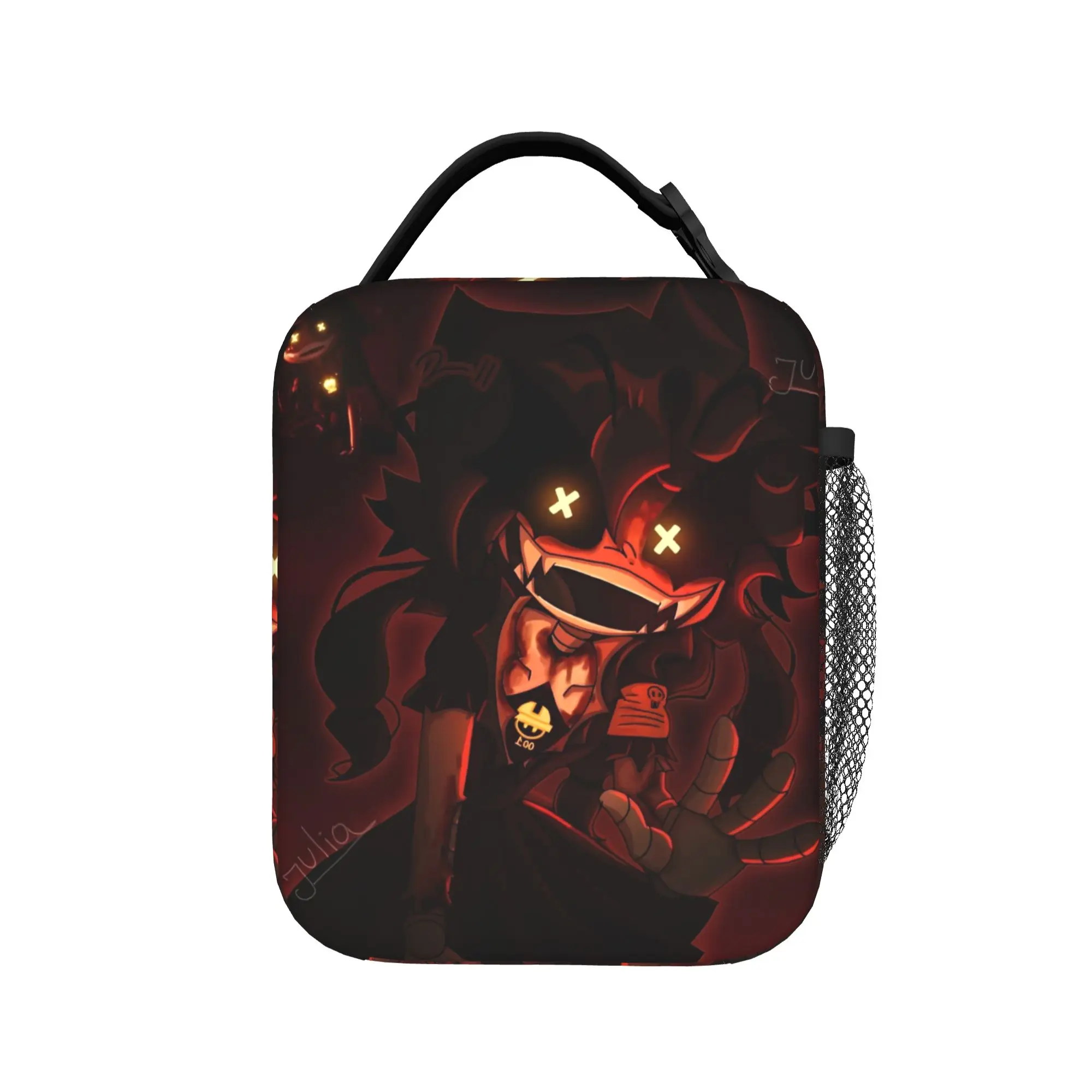 Murder Drones Manga Insulated Lunch Bags Thermal Bag Reusable,Lunch Container Games High Capacity Tote Lunch Box Food Bag