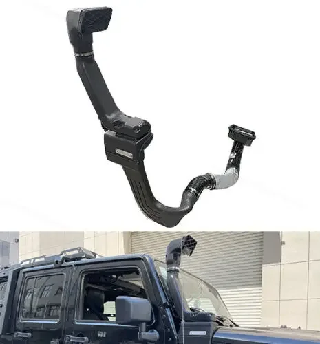 ABS Matte Black Snorkel Wading Device RR Modified Automotive Parts For Jeep Wrangler JK 2007-2017