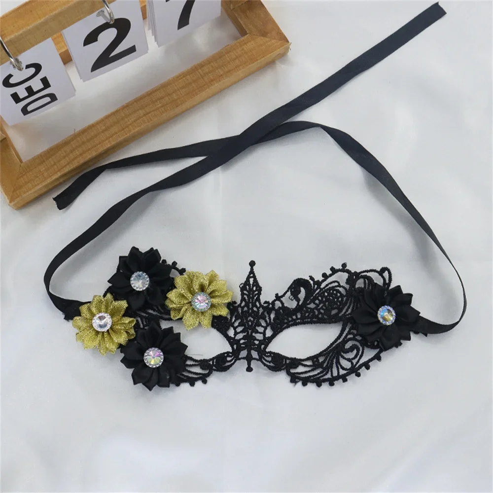 Nuova maschera sexy in pizzo nero maschera di carnevale per feste accessori donna maschera per occhi neri cosplay matrimonio mascherata di Halloween