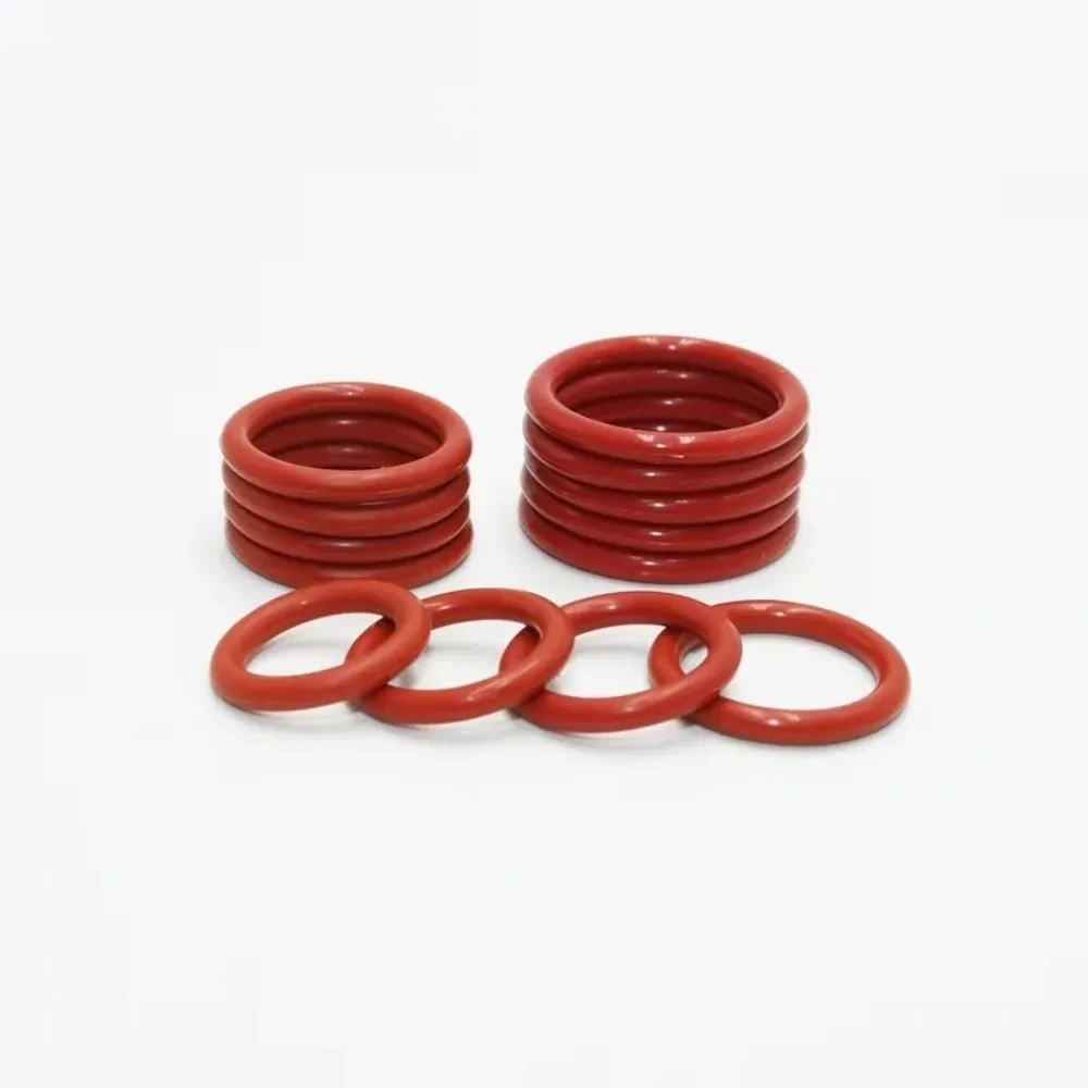 Silicone O Ring Set 10 Größen Öl und Hitzebeständig Gummi Dichtungsring Dichtungsdichtung Universelles Ersatzteil für Autoreparatur Wasserhahn Sanitär Rohre Luft Gasleitungen Haushalt und Industrie ZubehörRunde Dichtun – Detail 3