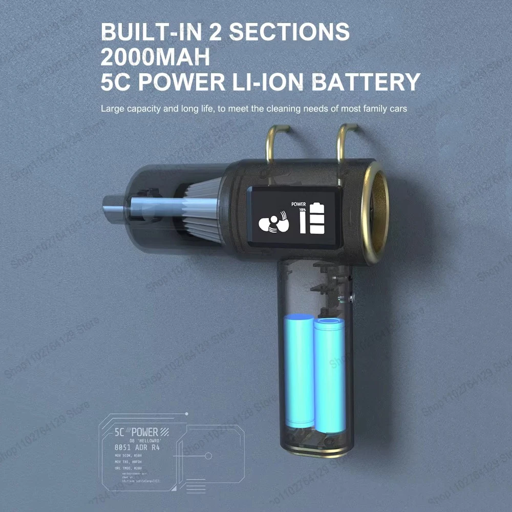 Xiaomi Wireless Vacuum Cleaner Car Blower Car Cleaning USB Charging High Power Suction Handheld Multiple Function Vacuum Cleaner