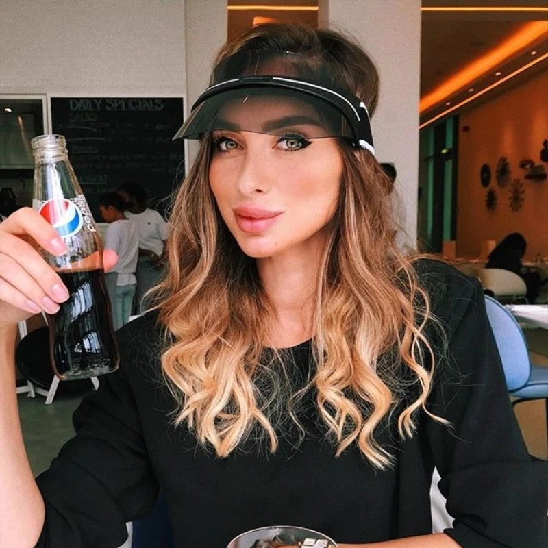 

Fashionable New Style Golf Sun Hat PVC UV Protection Factor 99% Sports Performance Outdoor Hat Running and Hiking Sun Visor