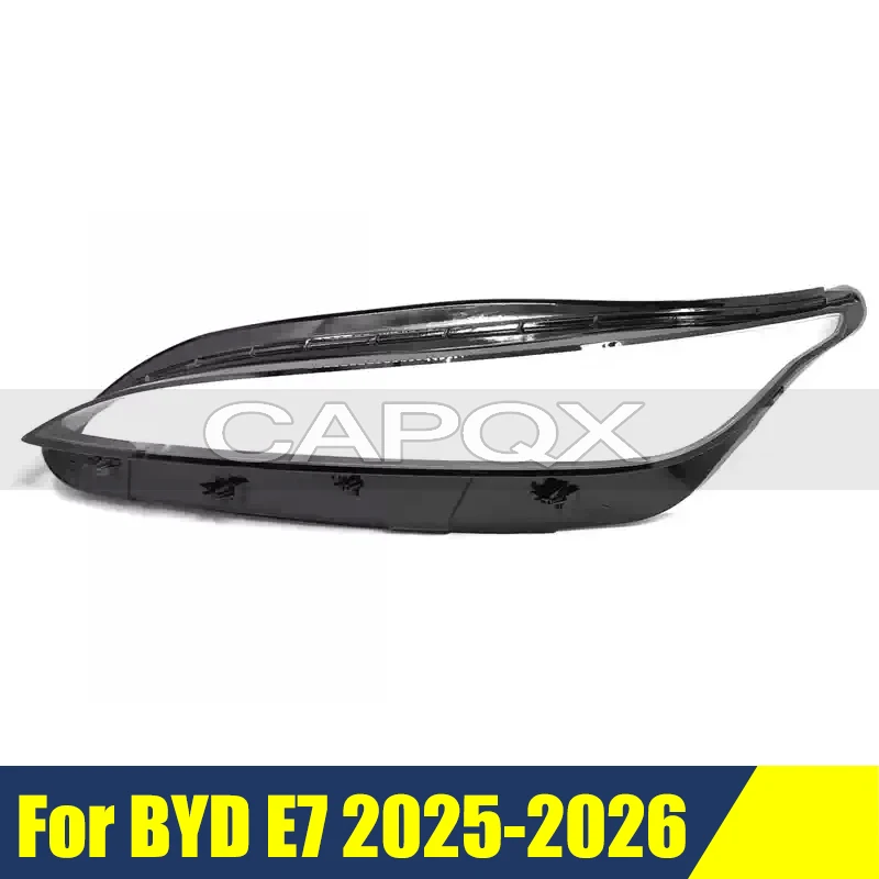 

Front Bumper Headlight Cover For BYD E7 2025-2026 Cover Shell Shade Head Lamp Glass Head Light Lens Caps