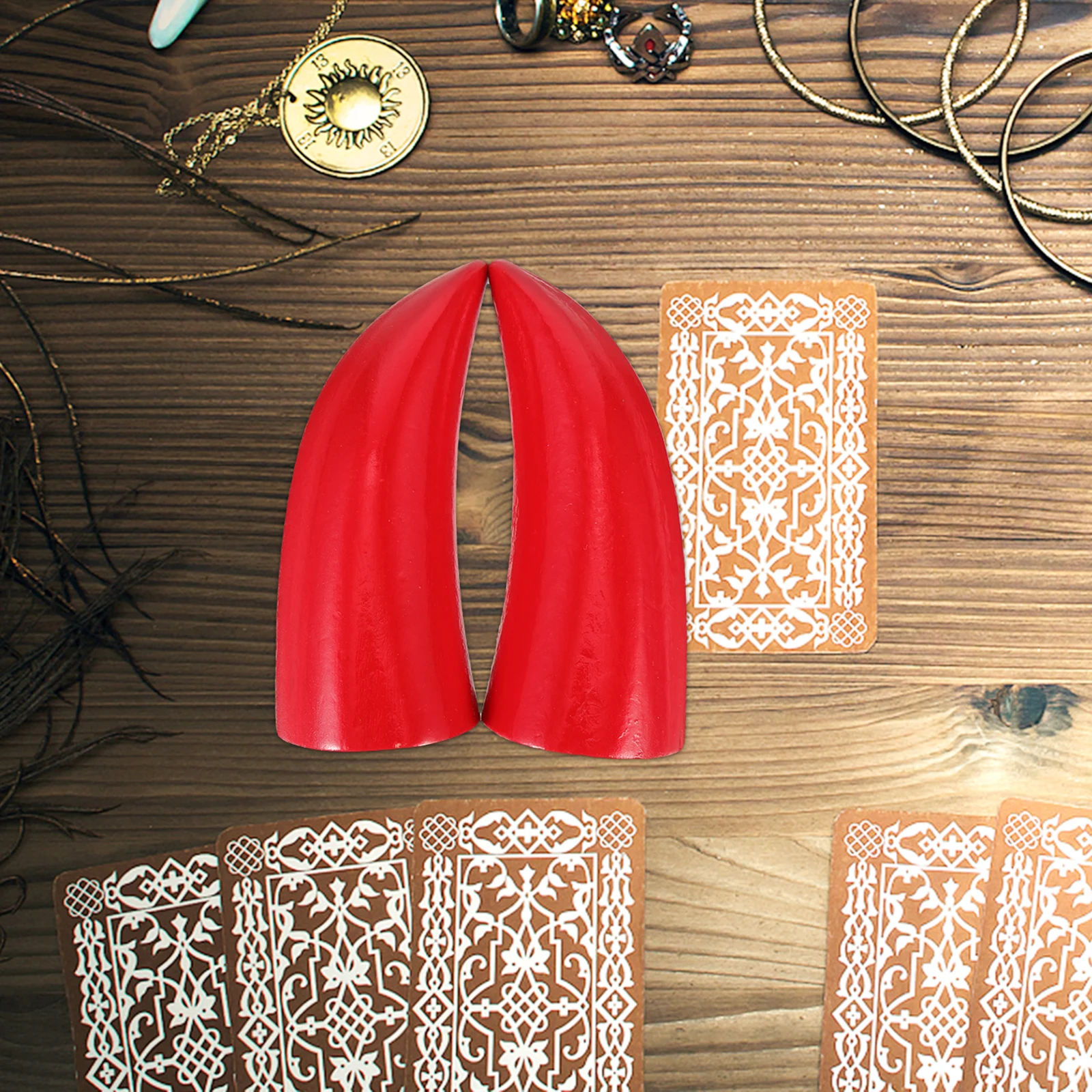 

2 Pcs Sacred Gua Cup Premium Wood Retro Style Divination Tool Cups Fengshui nament Home Decoration