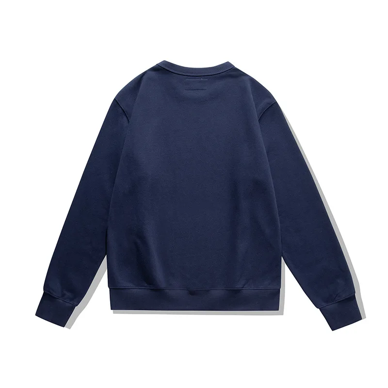 سترة OKONKWO الرجعية للدراجات النارية للرجال_Ami كاكي تيري الثقيلة السميكة NYC طباعة البلوز البلوز #6