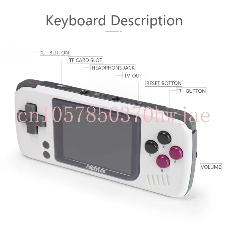 Imagem -05 - Bolso go v2 Handheld Game Console para Crianças 2.4 Tela Retro Game Player com 32g Cartão tf Nes gb Gbc Snes Smd Ps1 Presente