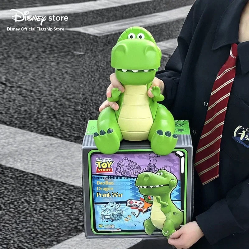 

Disney Official Toy Story Moe Rex 3 In 1 Trick Toy Collectible Figurine Desktop Ornament Phone Holder For Kids Home Office Decor