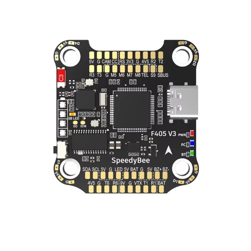 Speedyéquation-Contrôleur de vol pour modèle FPV FreKouDrone, V3, 3-6S, 30x30 David, ESC, pile FPV, BMI270, BLHELIS, 50A, 4 en 1, ESC