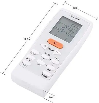 GZ-12A-E1 English Infrared Air Conditioner Remote Control for YORK GZ12AE1 AC Remote