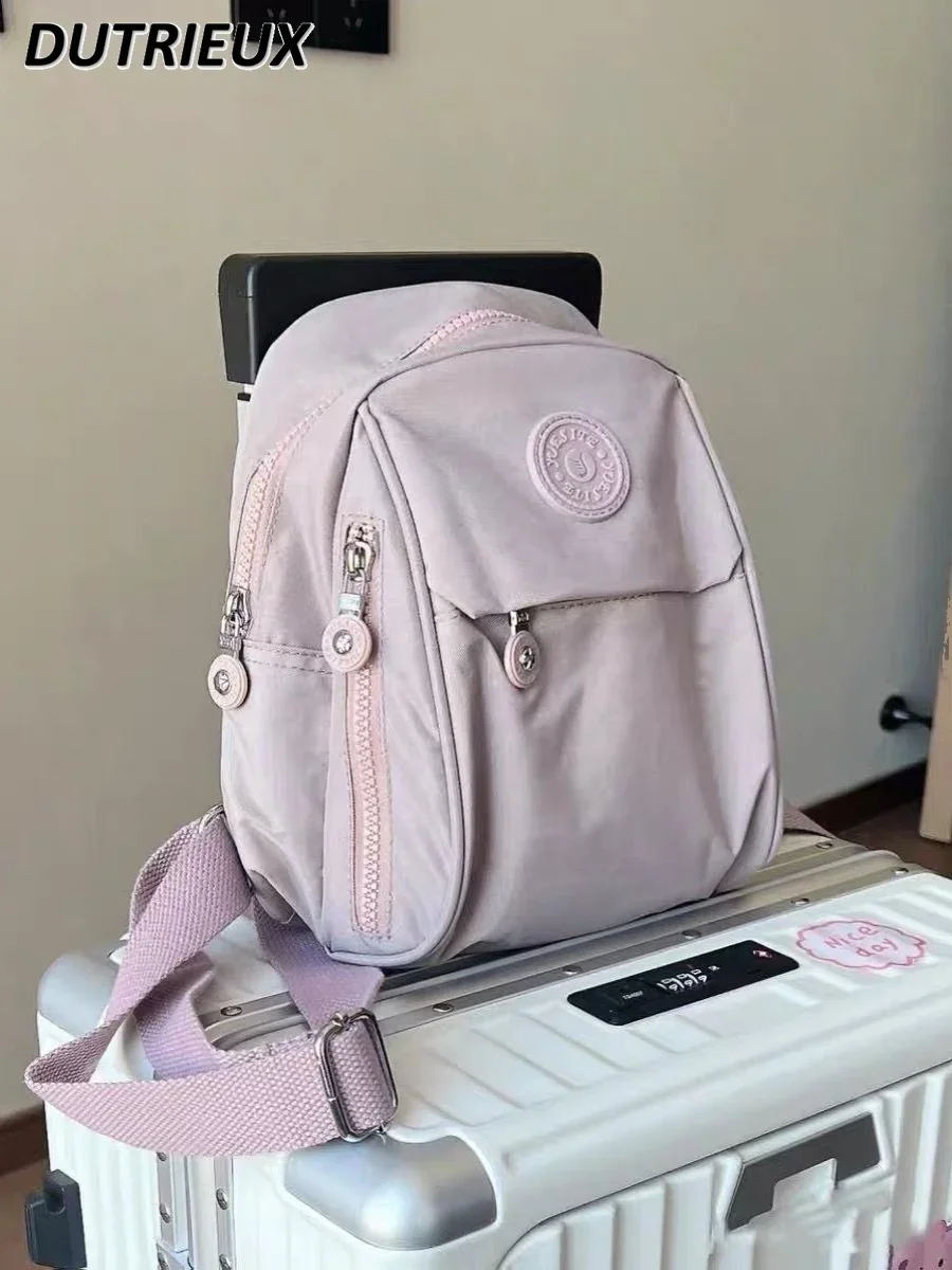 Japanese Style Mini Small Bag Oxford Cloth Women\'s Backpacks Waterproof 2024 New Fashionable Versatile Canvas Small Backpack