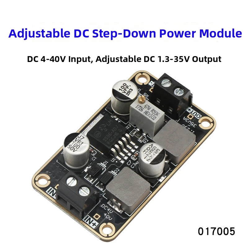 3A DC Converter Adjustable Output 1.3V-36V Compatible with 4V-40V Input Range for Power Optimization in Control Systems