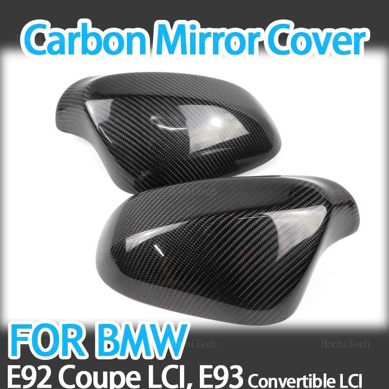 

Real Carbon Fiber High Quality Mirror Cover Side Cap Trim For BMW 3 Series E92 coupe LCI 2010-2013 E93 Convertible LCi 2009-13