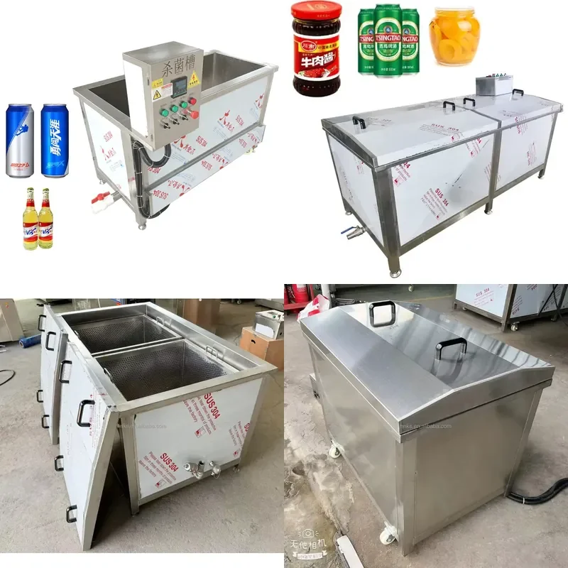 2026 CE Semi Automatic Batch Pasteurizer 304 Stainless Steel Bottle Pasteurization Machine Small Milk Wine Pasteurization