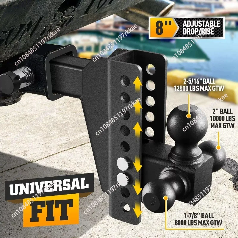 Rotatable Three Ball Head Trailer Arm Off-Road Vehicle RV Good Installation Quality Good Accessories Hook Traction Hook