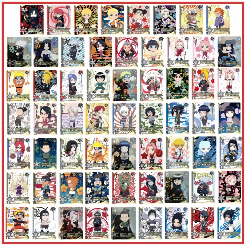 

KAYOU Naruto Card TR1-62 Прозрачные аниме-фигурки Uchiha Sasuke Haruno Sakura Nara Shikamaru Inuzuka Kiba Редкая коллекционная карта