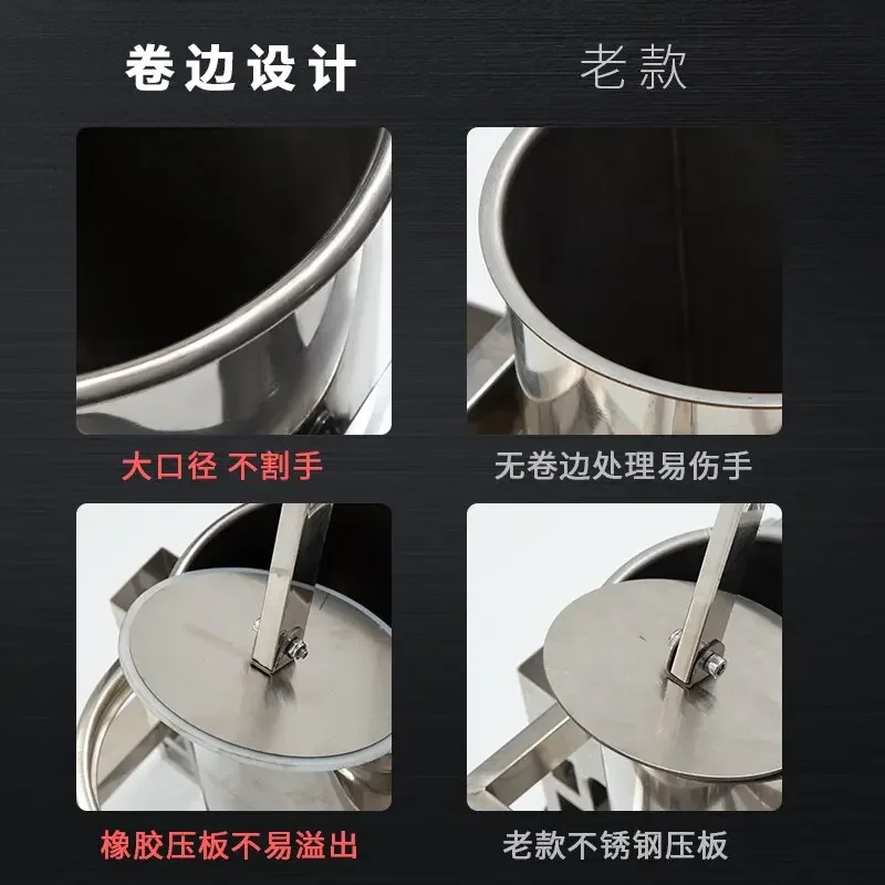 Ballmaschine Manuelle automatische Haushaltskommerzielle Fleischbällchenmaschine Rindfleisch Huhn Rettichpresse Formmaschine Klein