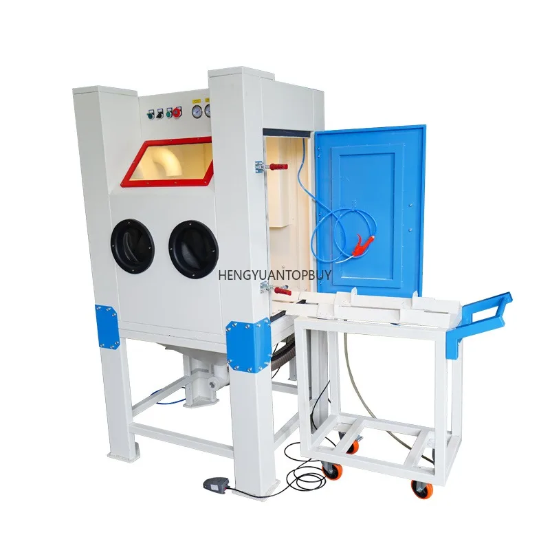 Manual Dry Sandblasting Machine Suction Sand Blasting Cabinet