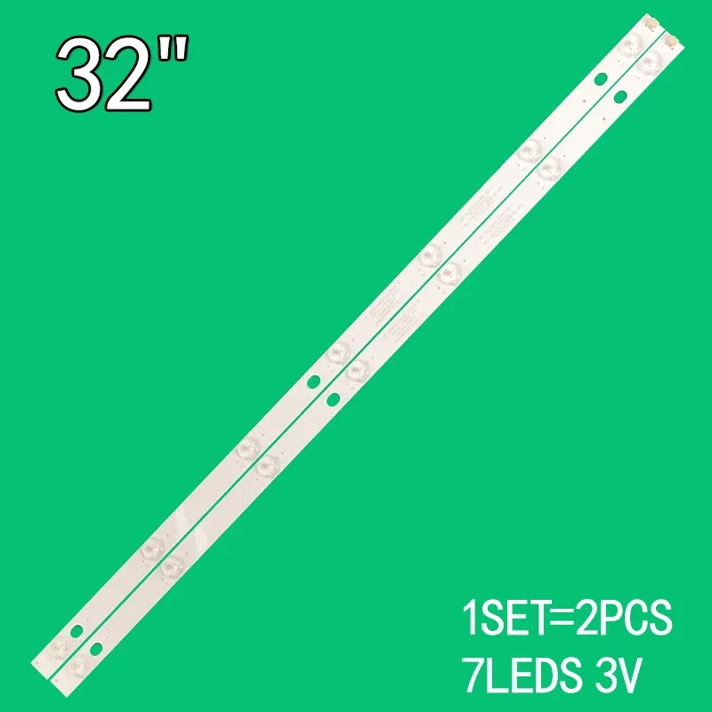 

3V 573mm Backlit Led TV Bar for HS-32D 32 inch HS-32D3503V1W7C1B558810M-HX 2-piece/set TV repair parts