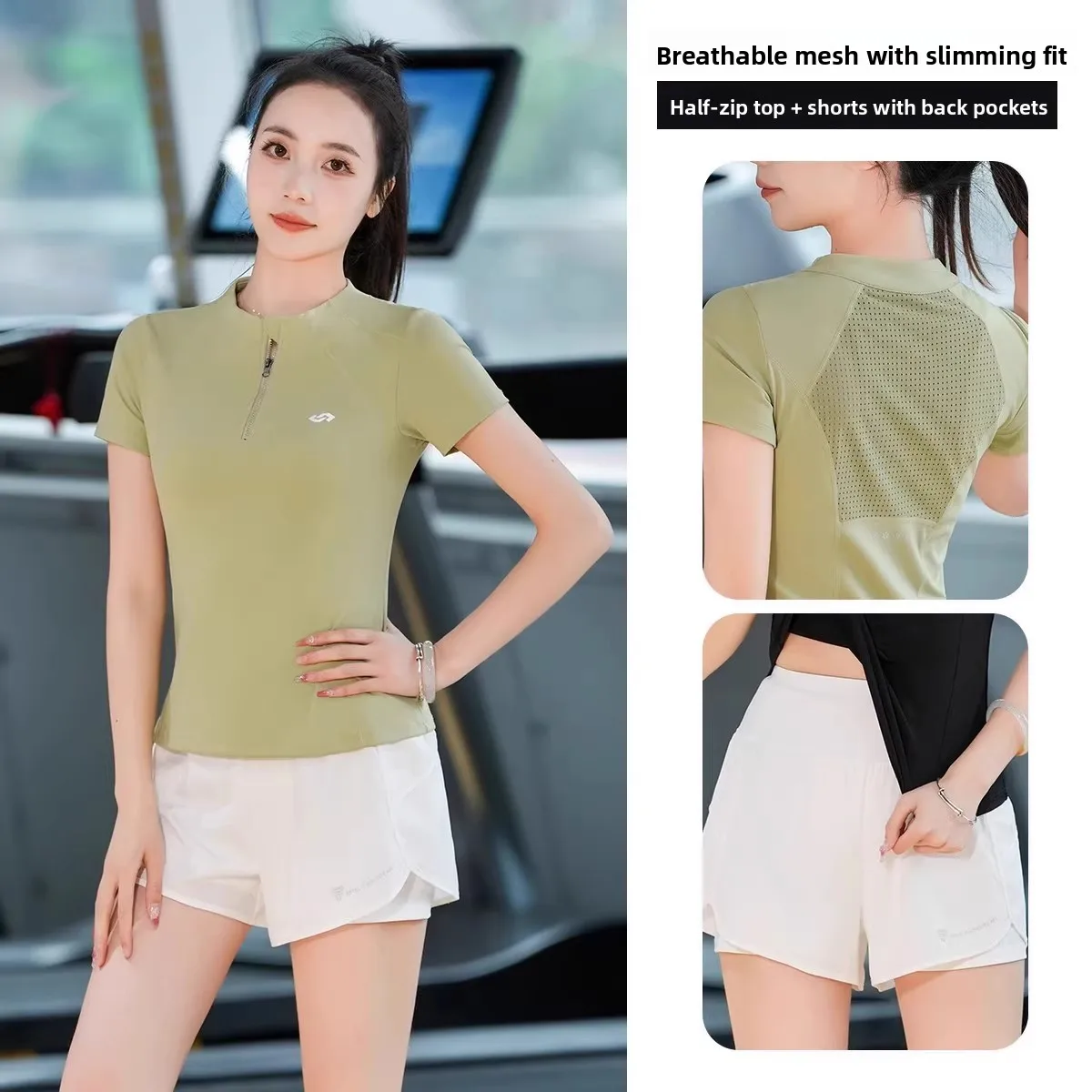 

Одежда для утренних пробежек на открытом воздухе, топ с короткими рукавами, летняя спортивная одежда для спортзала, альпинизма, бега, похудения, йоги