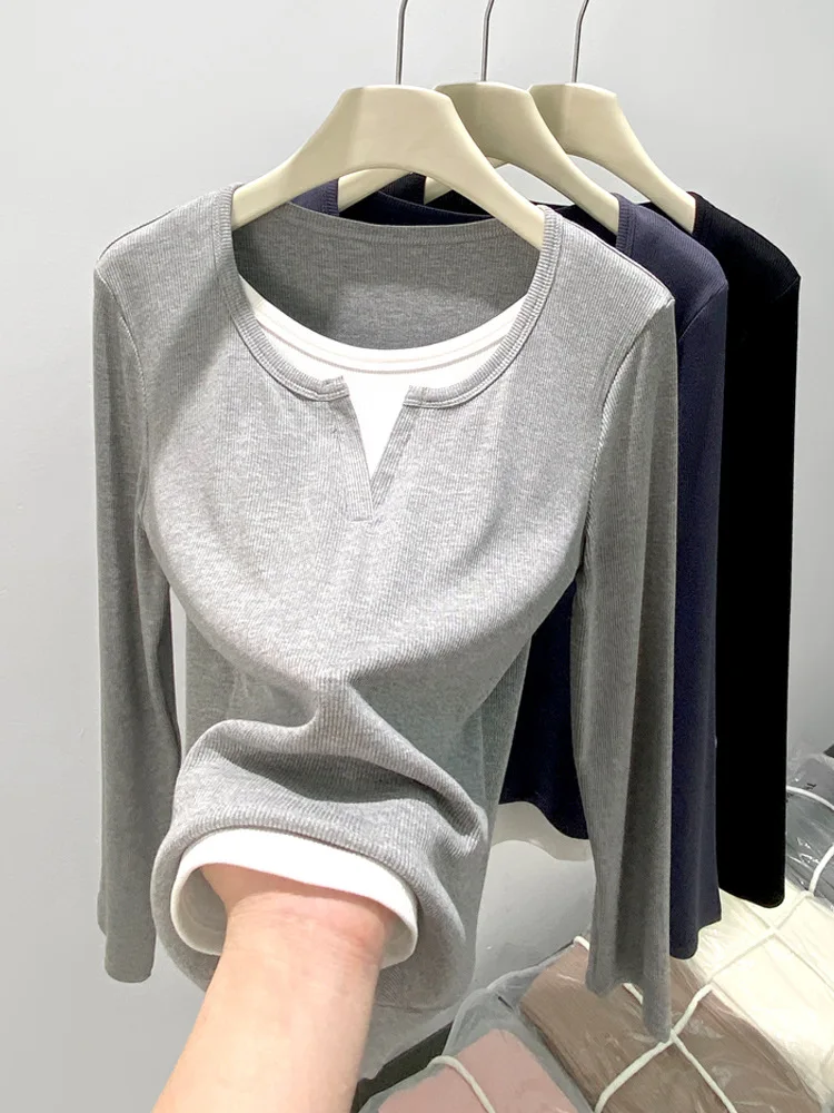 

Женские толстовки, осенняя одежда, эстетические узоры, свободная одежда с цветными блоками, офисные поты, контрастные эмо, вино, вид в стиле панк