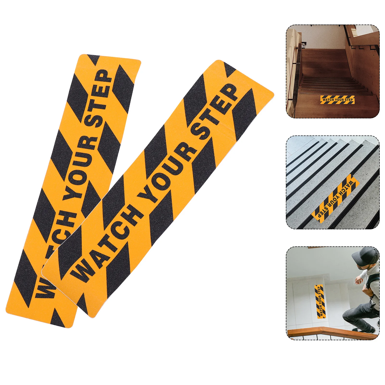 4Pcs Anti-Slip Sand Sticker Reliable Grip for Stairs Flooring Nonslip Sticker Walkway Caution Safety Application