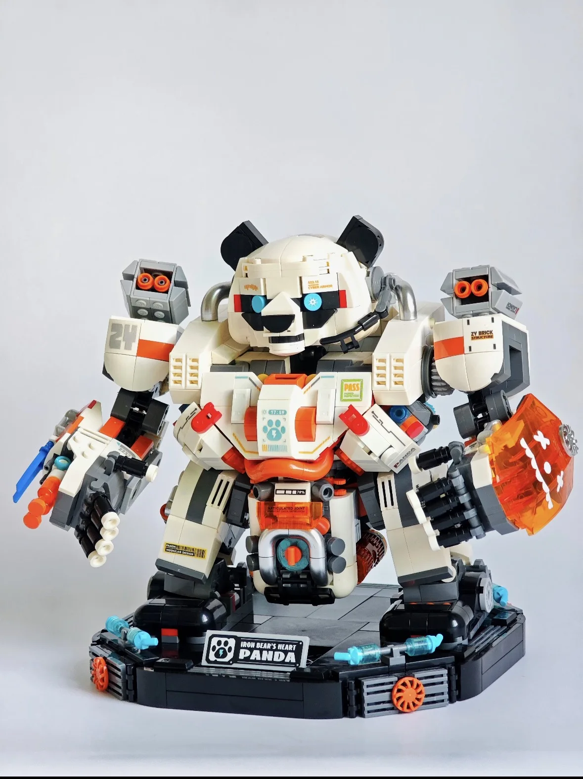 

1700+PCS Panda Mecha Building Blocks Robot Toys Educational Model Assembly Toys For Boys Kids Christamas Gifts
