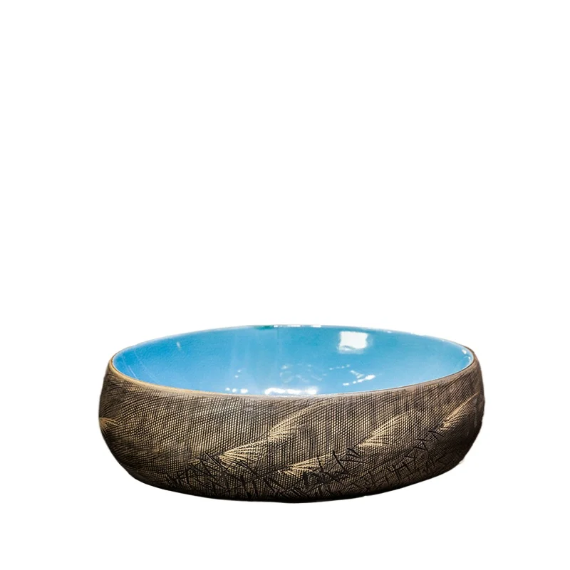 

Oval countertop basin hand washing ceramic face washing art face washing toilet basin