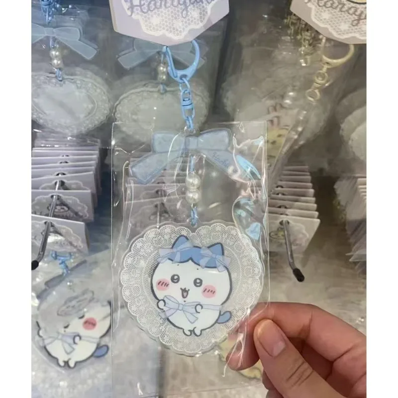 New Chiikawa Acrylic Keychain Bow Lace Harajuku Chiikawa Hachiware Usagi Keychain view 3