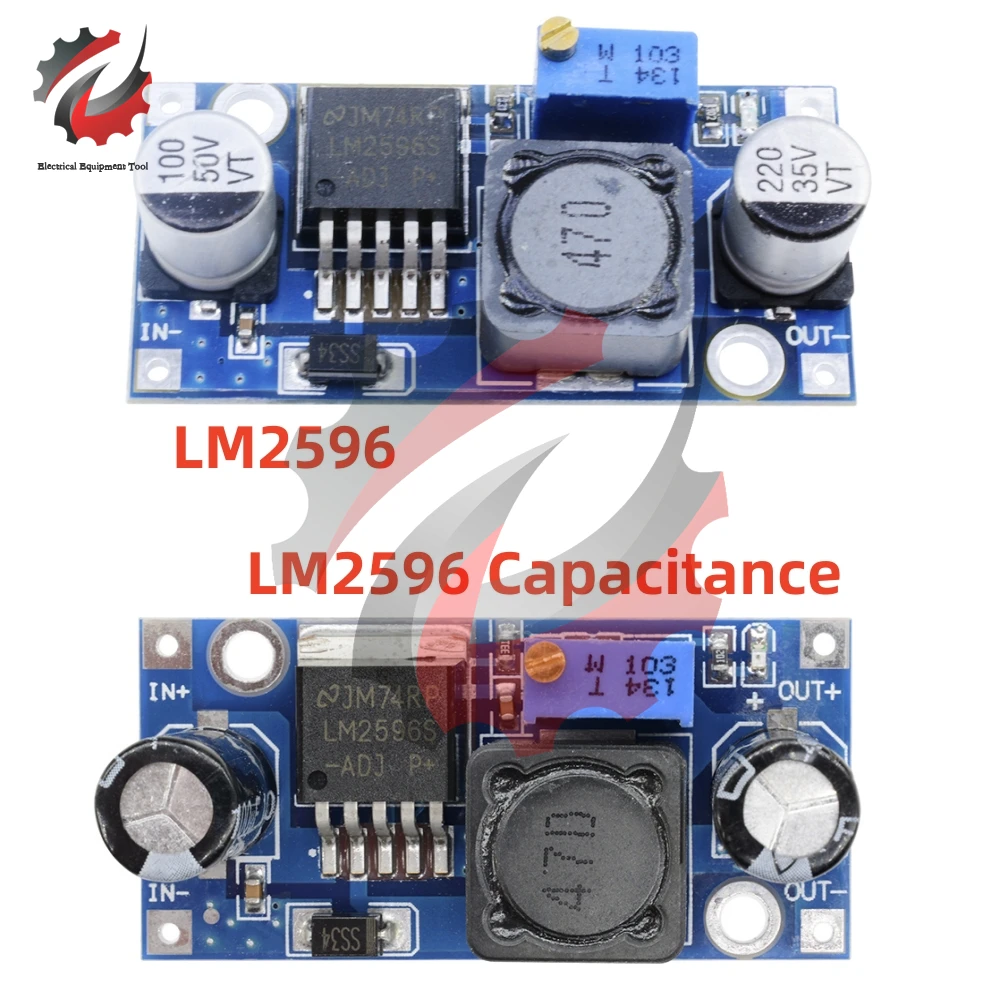 LM2596s DC-DC Step-Down Power Supply Module 3A Adjustable Buck Step-down Module LM2596 Voltage Regulator 24V 12V 5V 3V 1.25V-30V