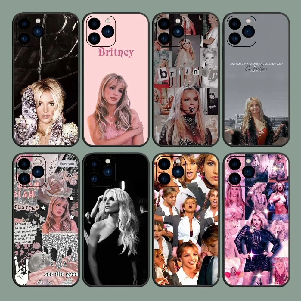 Singer Britney Spears Phone Case For iPhone 8 11 12 13 14 15 Mini X XR XS PRO MAX Plus Shell