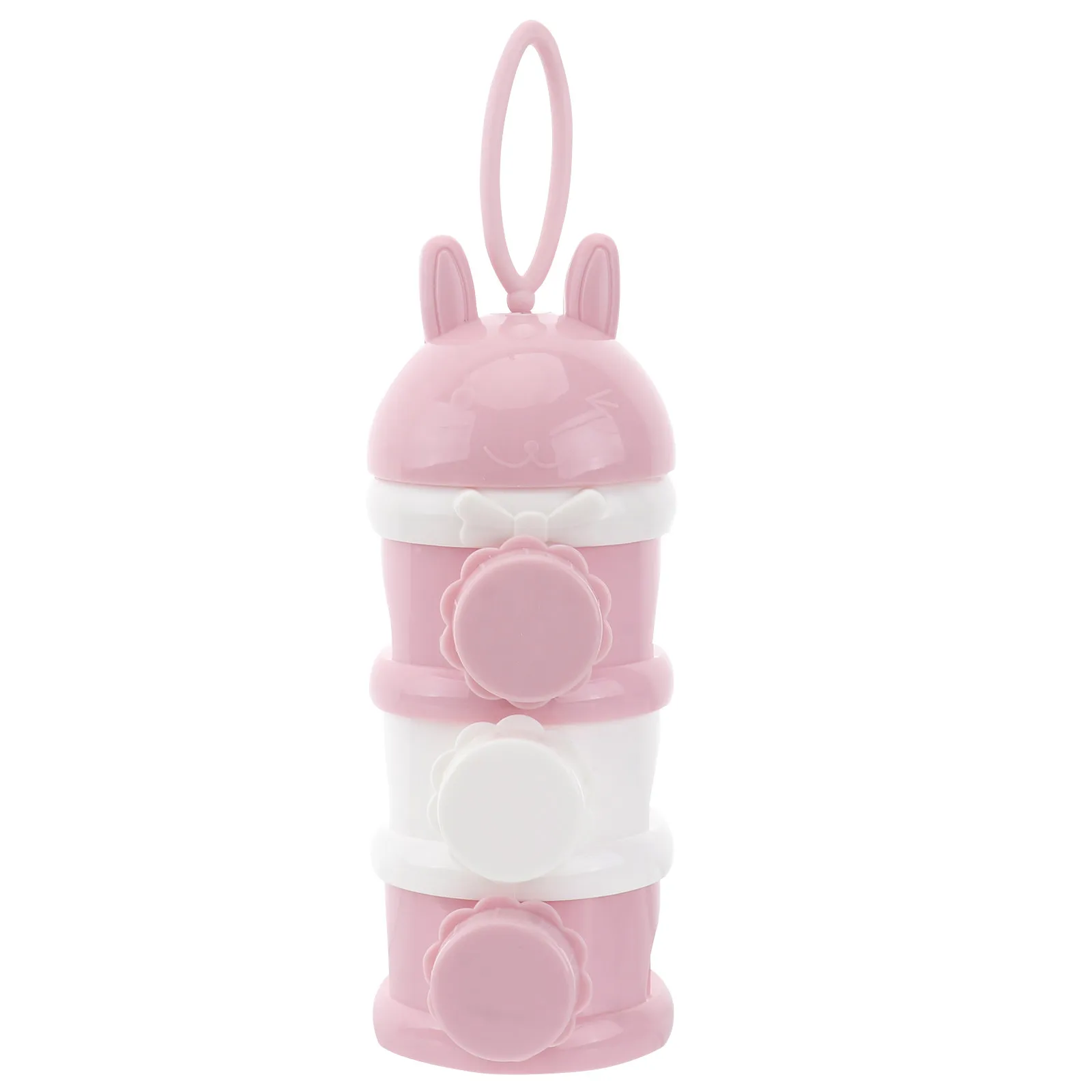 

3 Layer Baby Formula Box Lightweight Milk Powder Storage Feeding Container Large Capacity 3 Compartment for Outdoor Travel Use