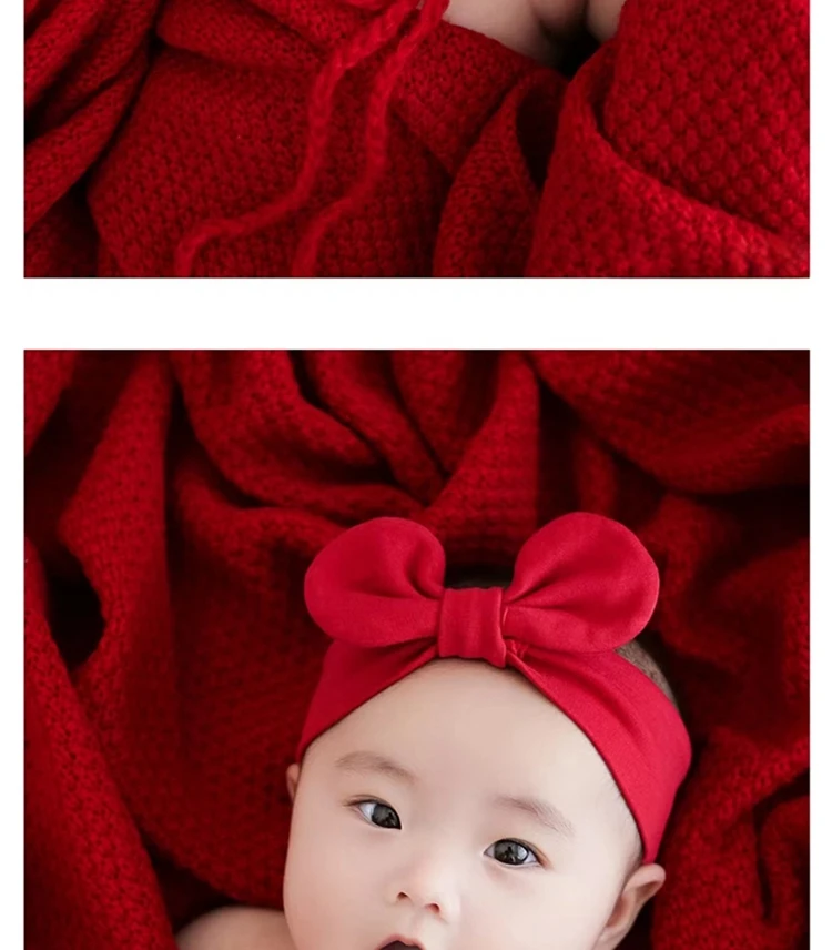 Childrens Photography Clothing Little Red Riding Hood Theme Babys Hundred Day Old Knitted Carpet Studio Art Photo 신생아