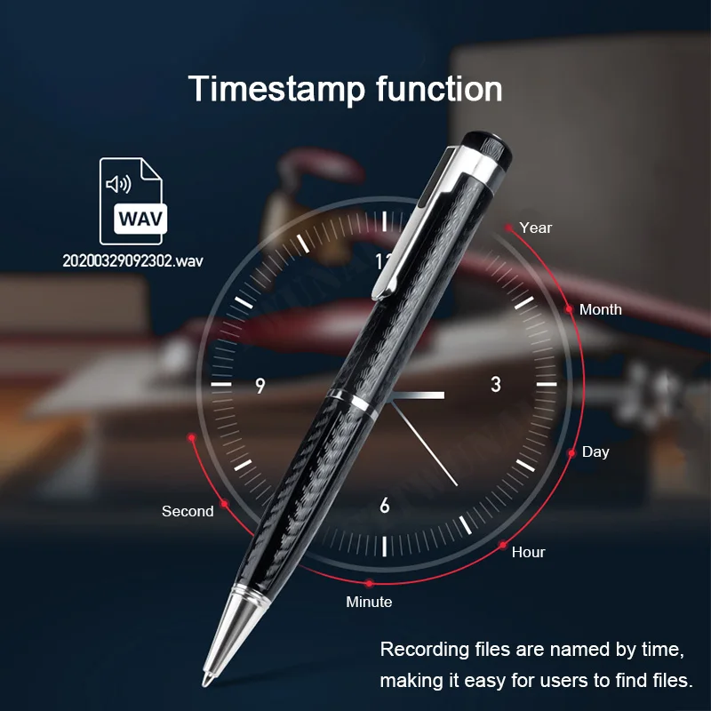 قلم جاف مسجل صوت قلم صغير تسجيل المنشط الإملاء مايكرو الصوت الصوت الرقمي الصغير المهنية فلاشة USB سجل سري