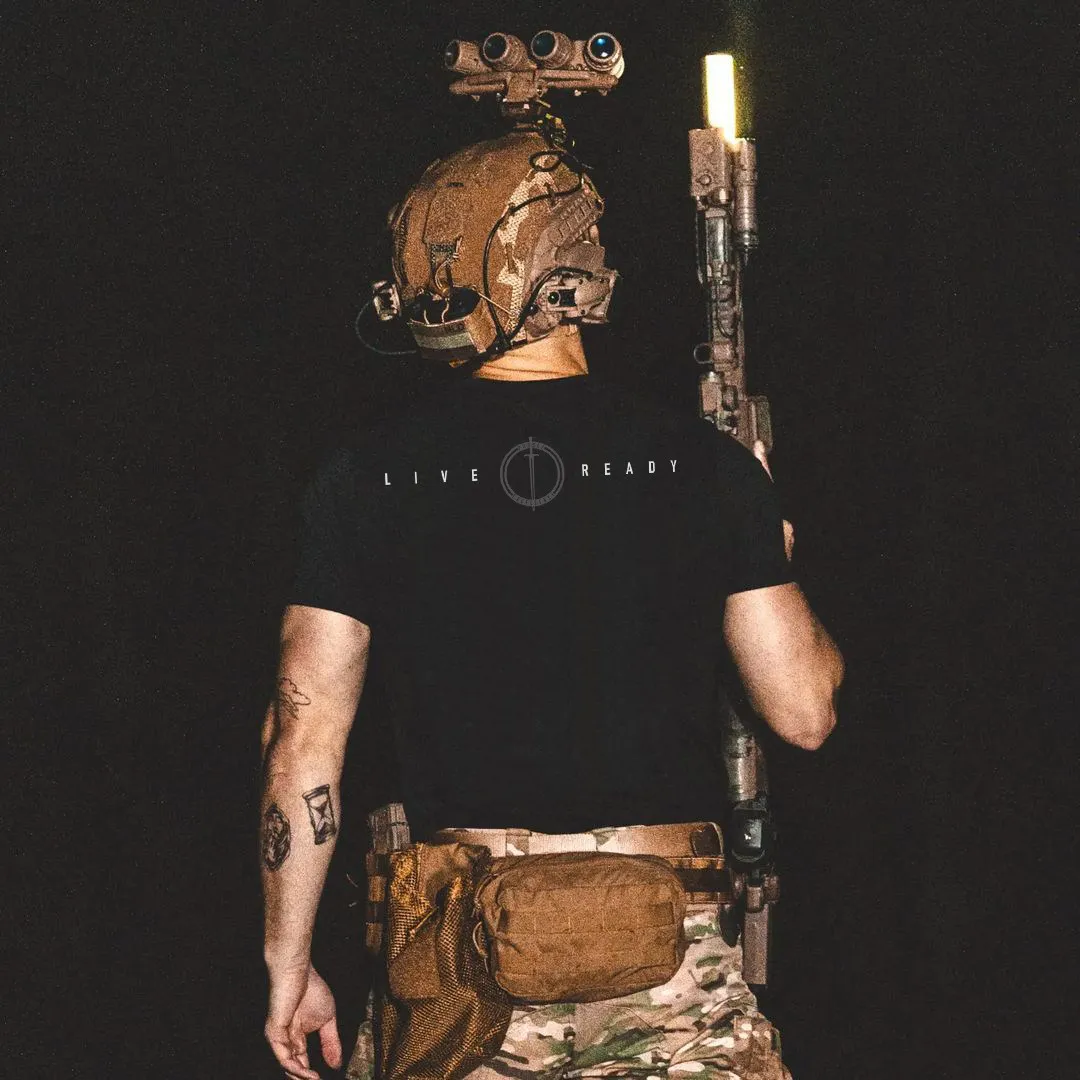 2026 New Model Tactical Gesture Military Style Short-Sleeved T-Shirt - Fan of the Military Style, 666 Hand Bone Series