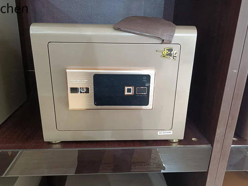 A3-16 fingerprint password safe household 45cm small office large anti-theft drawer safe deposit box