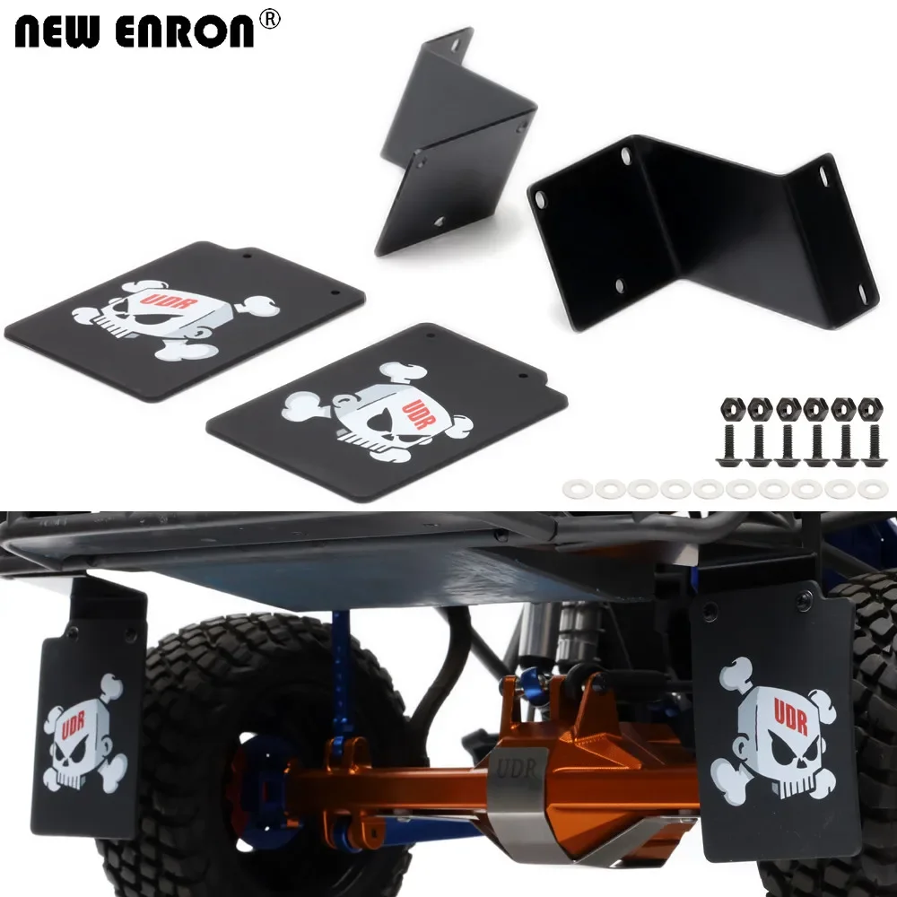 NEW ENRON Rubber Quarters Rear Fender Mud Flaps 1Set for RC Crawler Car 1/7 Traxxas Unlimited Desert Racer UDR 85076-4 85086-4