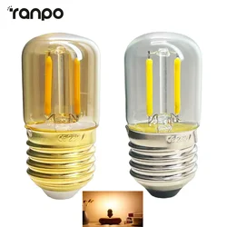 Żarówka Mini E27 T28 1W 2200K Vintage Świeca Ampułka Żarówka Spiralna AC 220V Lampa Szklana Żarówka Vintage Ciepła