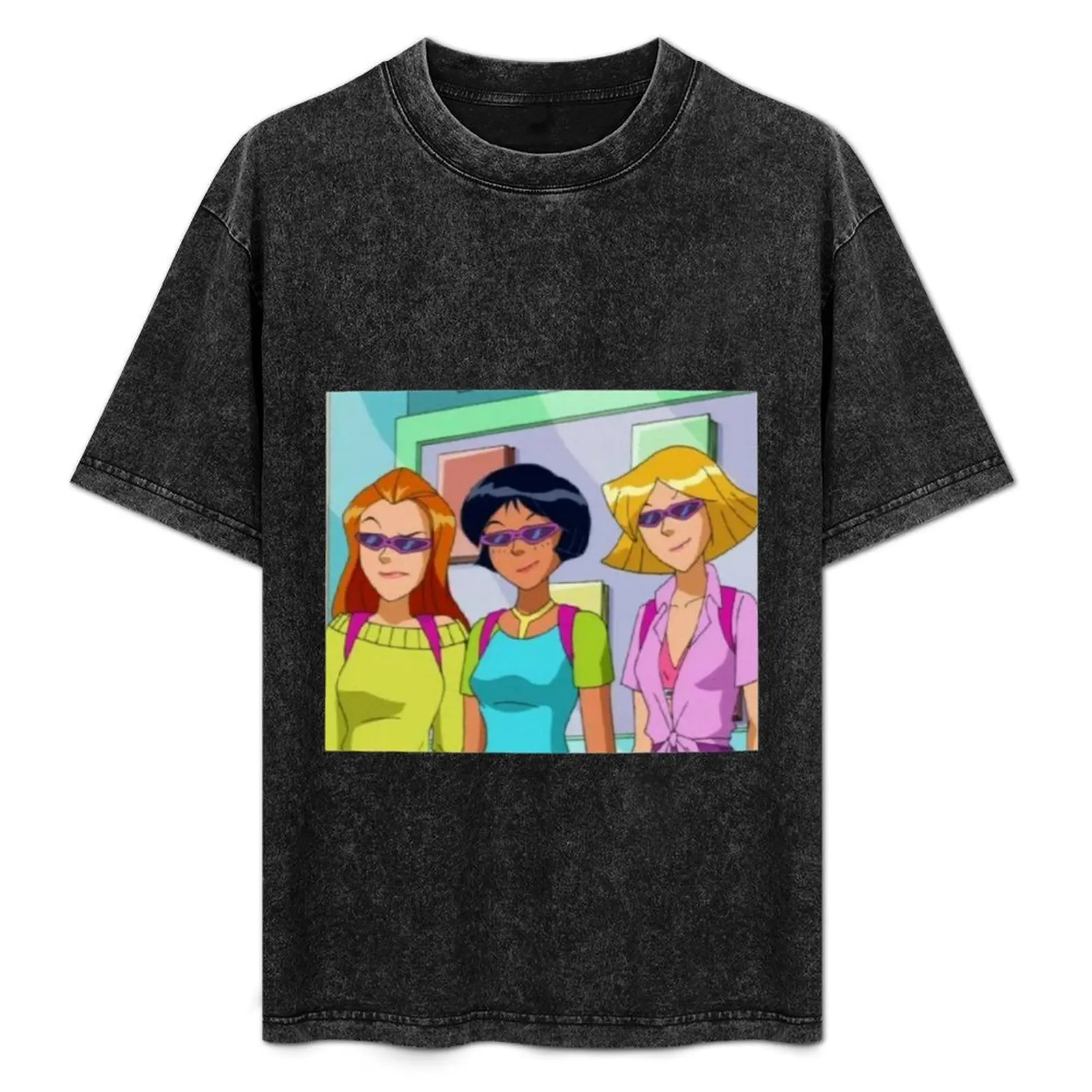 totally spies T-Shirt plus size clothes custom t shirt vintage clothes anime shirts men