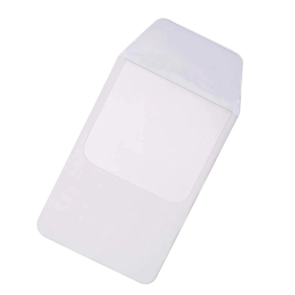 6PCS Set PVC Pen Inserted Leak-Proof Pocket Protectors Shirt Pocket for School Hospital Office  White