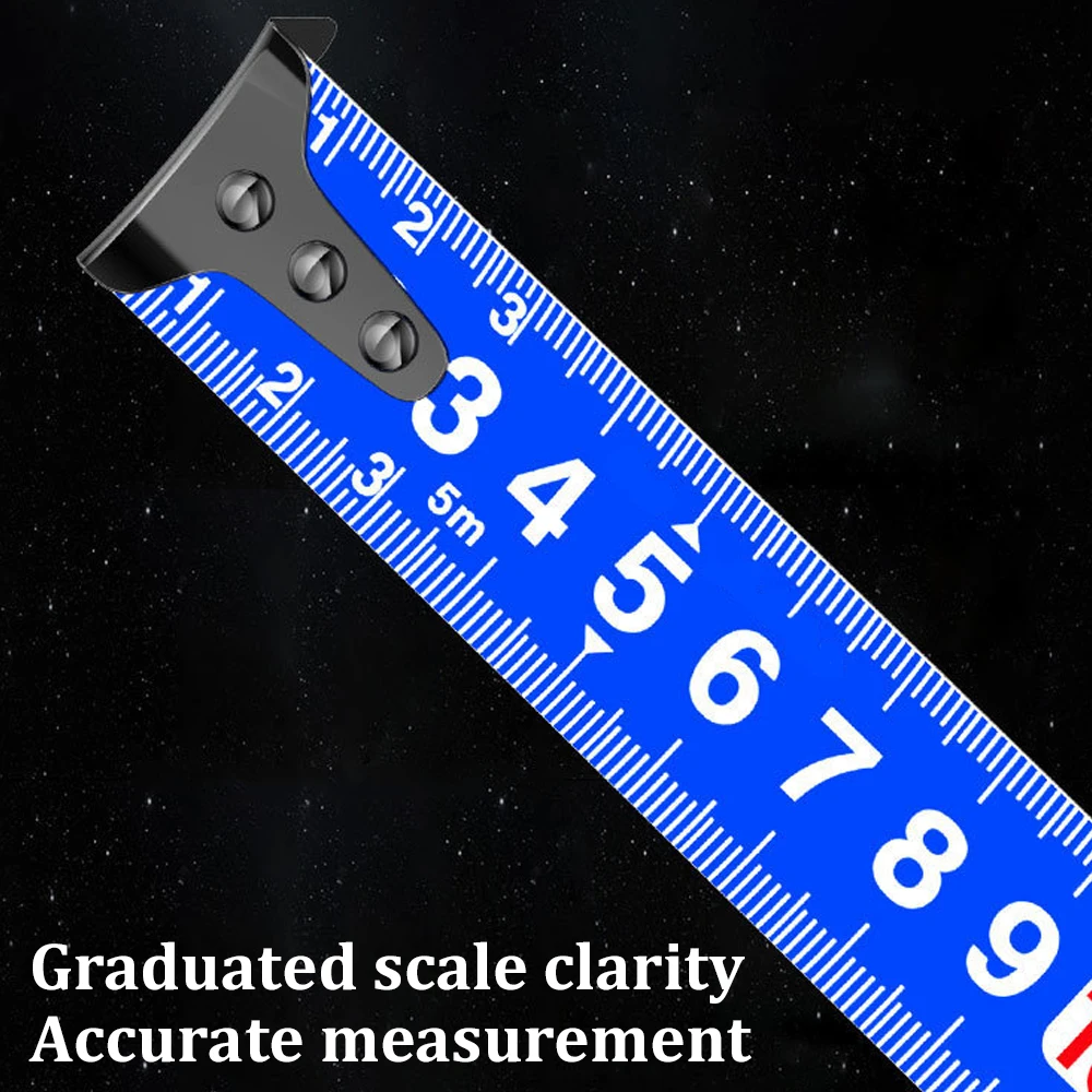 5/7.5/10M Klein Blue Metric Tape Measure Wysuwana metryczna miarka ze stali węglowej Łatwe czytanie Antykorozyjne narzędzie pomiarowe