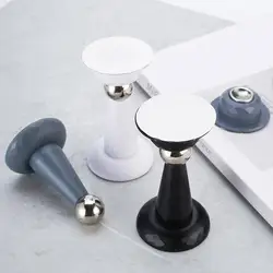 Steel Door Stopper Bathroom Magnetic Door Stop Heavy Duty Floor Wall Mount Wind-Proof Door Holder Hardware